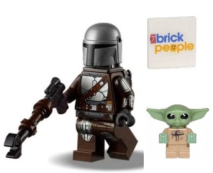 LEGO Star Wars: Mando Minifig and Grogu Combo - Silver Beskar Armor - Din Djarin The Mandalorian LEGO Star Wars: Mando Minifig and Grogu Combo - Silver Beskar Armor - Din Djarin The Mandalorian von LEGO