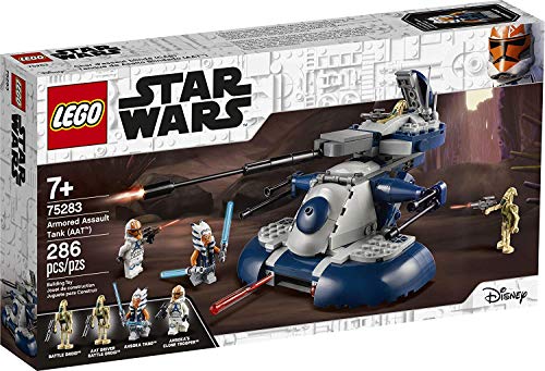 LEGO Star Wars: The Clone Wars Armored Assault Tank (AAT) Bauset, Awesome Konstruktionsspielzeug für Kinder mit Ahsoka Tano Plus Battle Droid Actionfiguren, New 2020, 7 Jahre+ (286 Teile) von LEGO