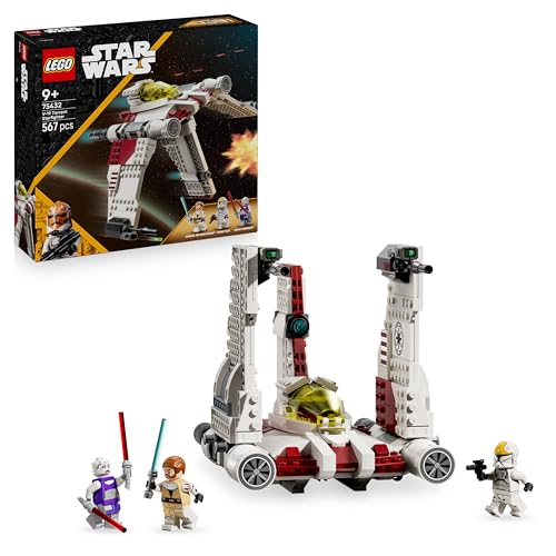 LEGO Star Wars: The Clone Wars V-19 Torrent-Sternjäger - Kreatives Spielzeug mit Minifiguren und Lichtschwert - Geschenk für Kinder - Modellbau für Mädchen und Jungen ab 9 Jahren - 75432 von LEGO
