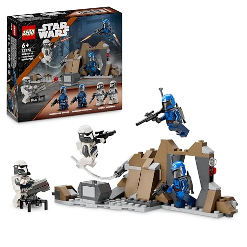 LEGO Star Wars: The Mandalorian Hinterhalt auf Mandalore Battle Pack, Abenteuer-Bauspielzeug für Kinder, Action-Spielset zum Sammeln, Geschenkidee für Jungen und Mädchen 75373 LEGO Star Wars: The Mandalorian Hinterhalt auf Mandalore Battle Pack, Abenteuer-Bauspielzeug für Kinder, Action-Spielset zum Sammeln, Geschenkidee für Jungen und Mädchen 75373 von LEGO