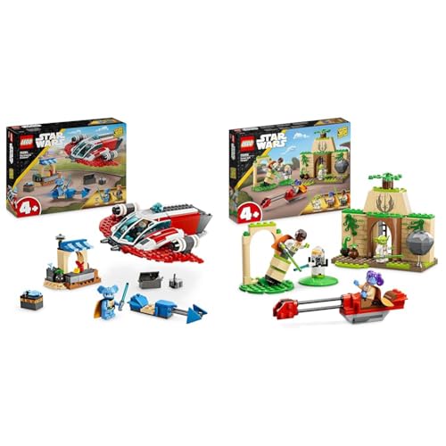LEGO Star Wars: Young Jedi Adventures Der Crimson Firehawk & Star Wars Tenoo Jedi Temple, Spiel Set für Anfänger mit Minifiguren LYS Solay LEGO Star Wars: Young Jedi Adventures Der Crimson Firehawk & Star Wars Tenoo Jedi Temple, Spiel Set für Anfänger mit Minifiguren LYS Solay von LEGO