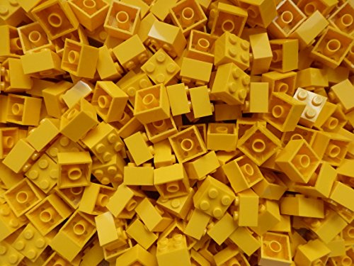 Lego City Classic Basic Bausteine 2x2 Noppen Gelb (3003) – 50 Stück | Kompatibel & Hochwertig | Perfekt für Bauprojekte und Kreative Ideen von LEGO