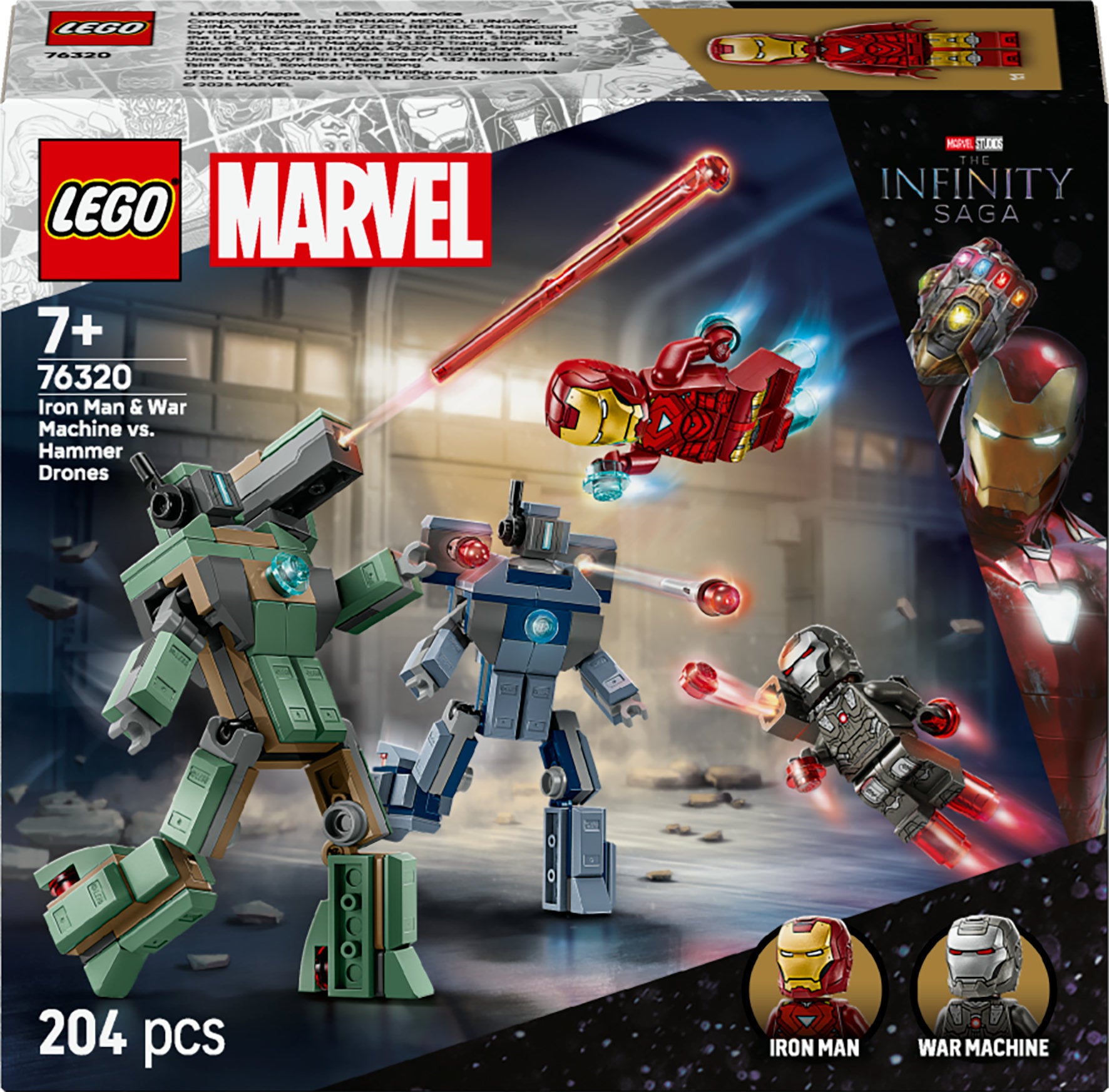 LEGO Super Heroes 76320 Iron Man &  War Machine vs. Hammer-Drohnen von LEGO