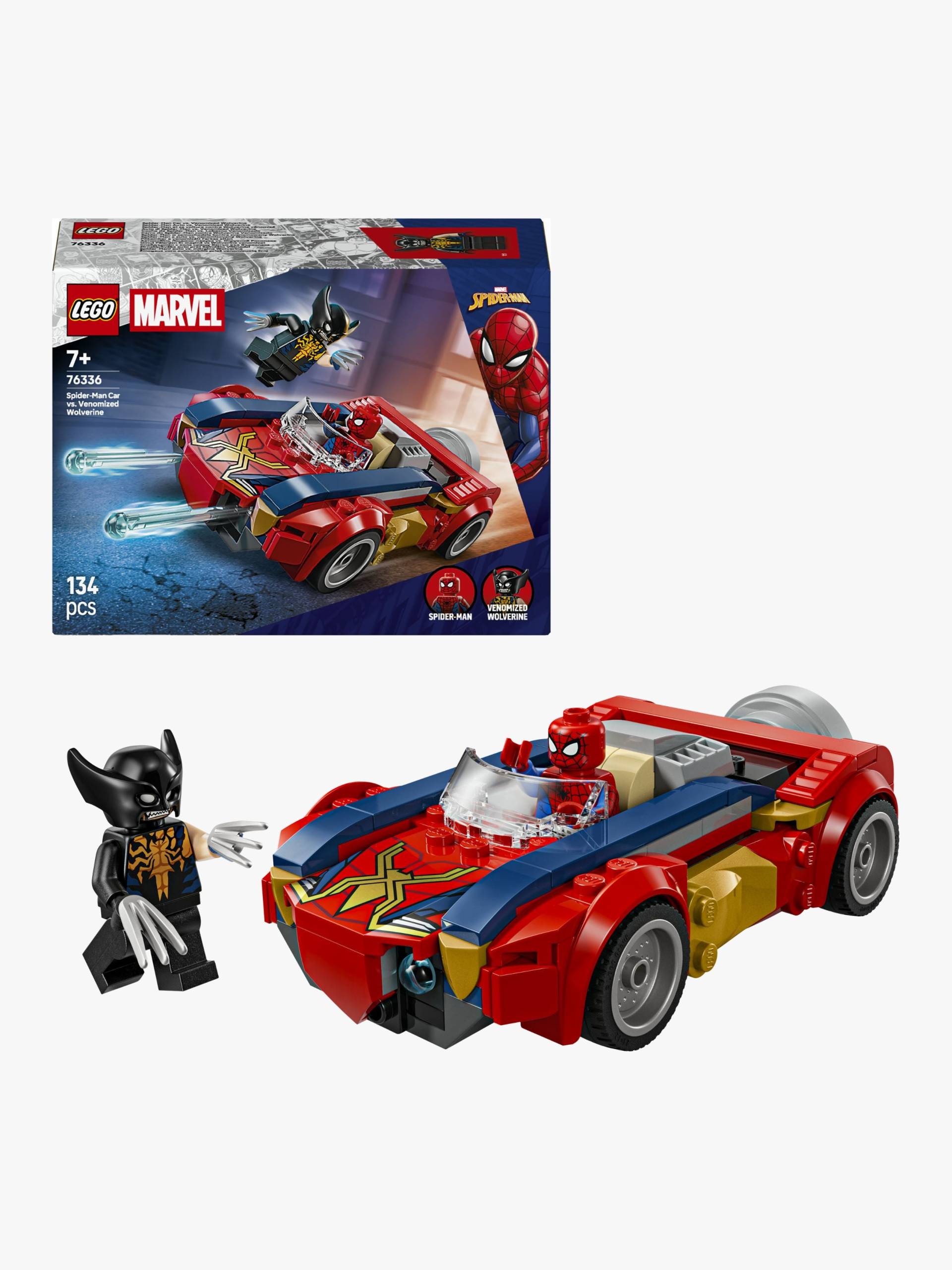 LEGO Super Heroes 76336 Spider-Man Auto vs. Venomized Wolverine LEGO Super Heroes 76336 Spider-Man Auto vs. Venomized Wolverine von LEGO