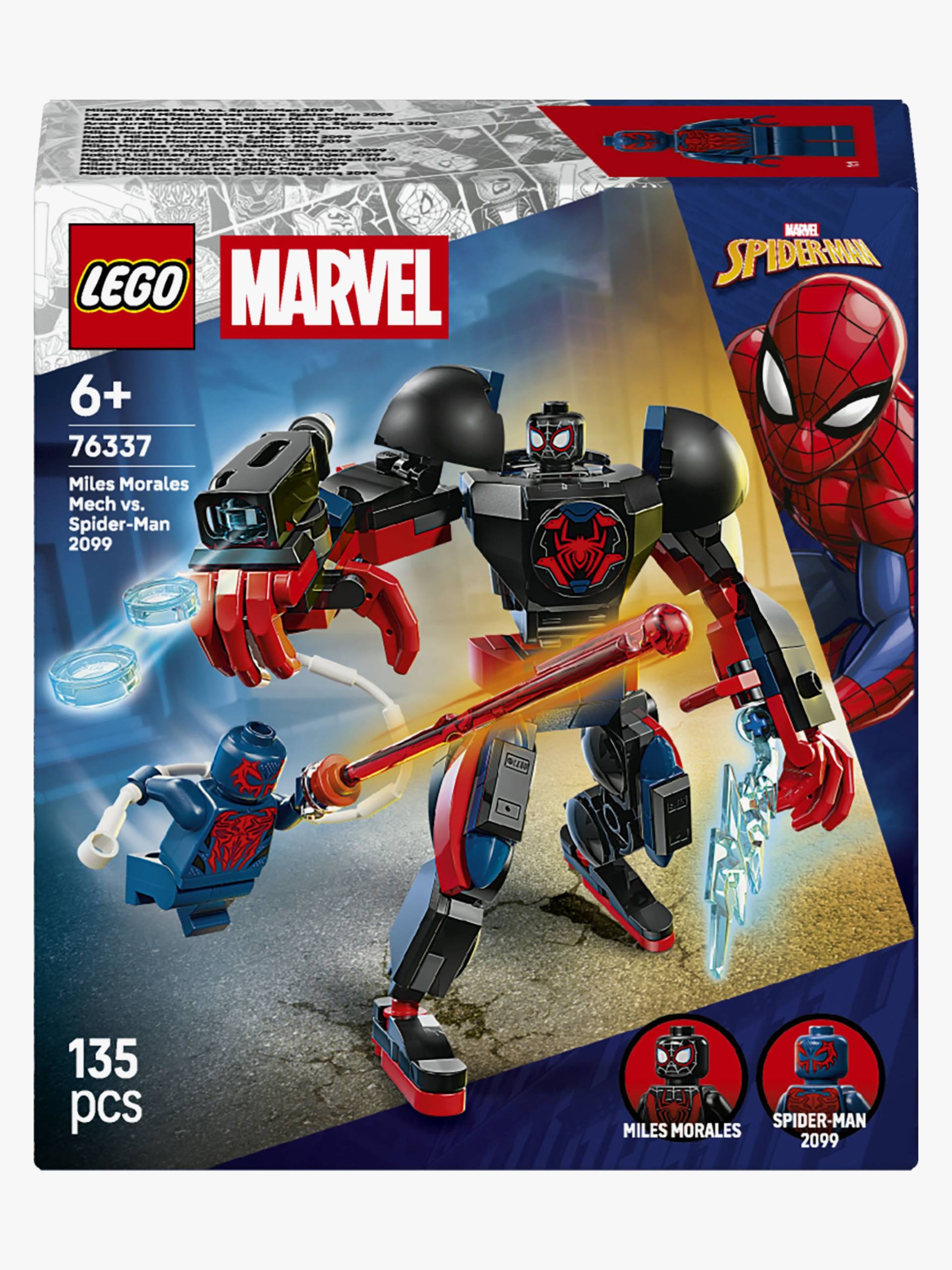 LEGO Super Heroes 76337 Miles Morales Mech vs. Spider-Man 2099 von LEGO