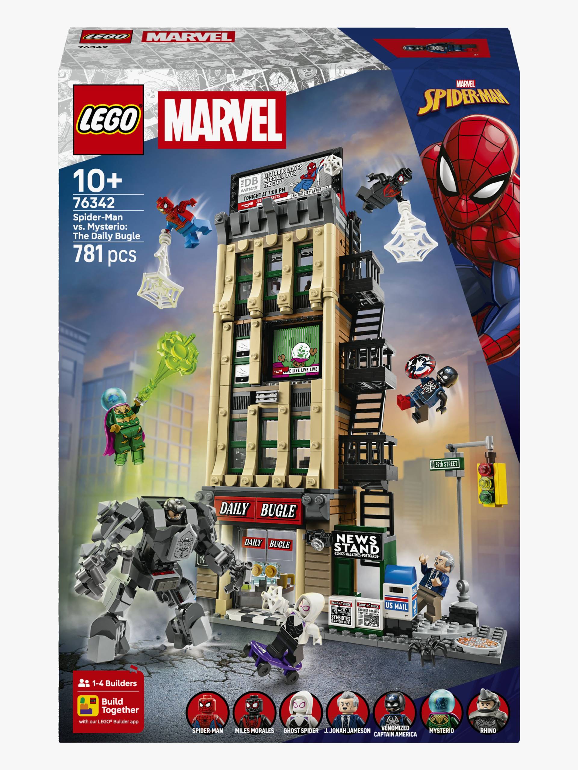 LEGO Super Heroes 76342 Spider-Man vs. Mysterio: Daily Bugle von LEGO