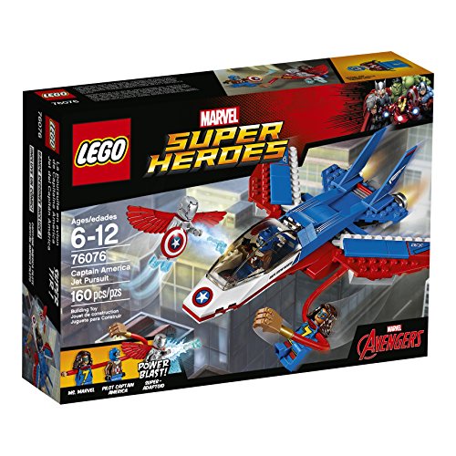 LEGO Super Heroes Captain America Jet Pursuit 76076 Building Kit (160 Pieces) von LEGO