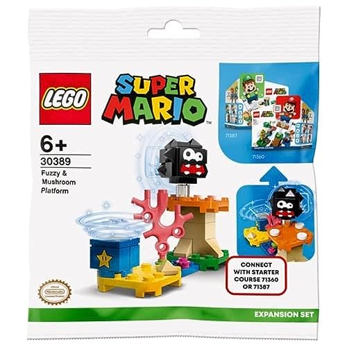 LEGO 30389 Super Mario Polybeutel-Set mit Plattform und Pilz von LEGO