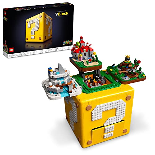 LEGO Super Mario 64 Question Mark Block 71395 Building Kit; Collectible Gift for Display and Interactive Play with The Mario Figure from The 71360 Starter Course (Sold Separately) (2,064 Pcs) von LEGO