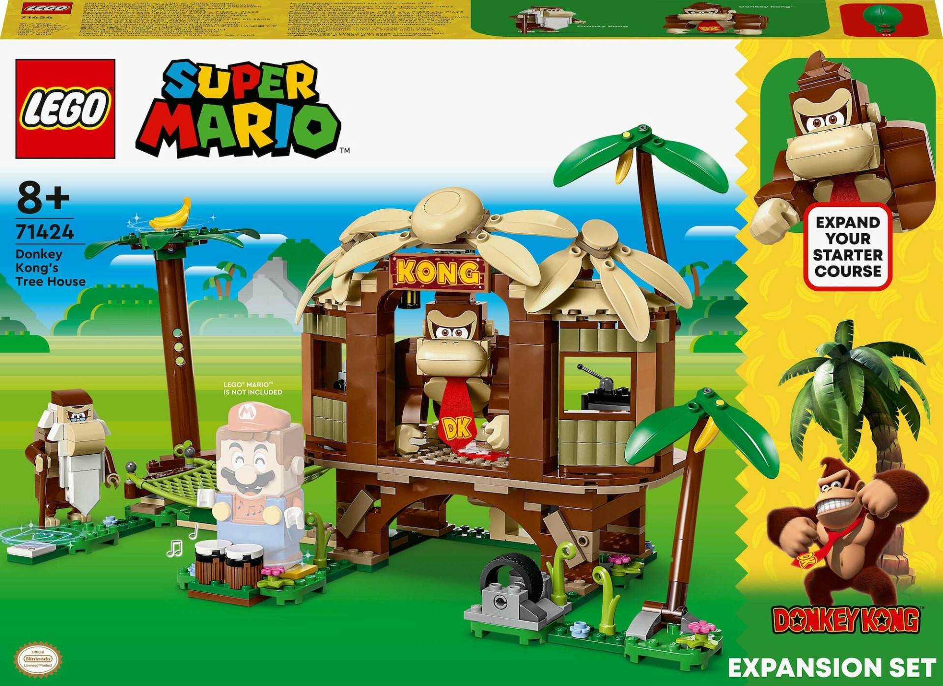LEGO Super Mario 71424 Donkey Kongs Baumhaus – Erweiterungsset von LEGO