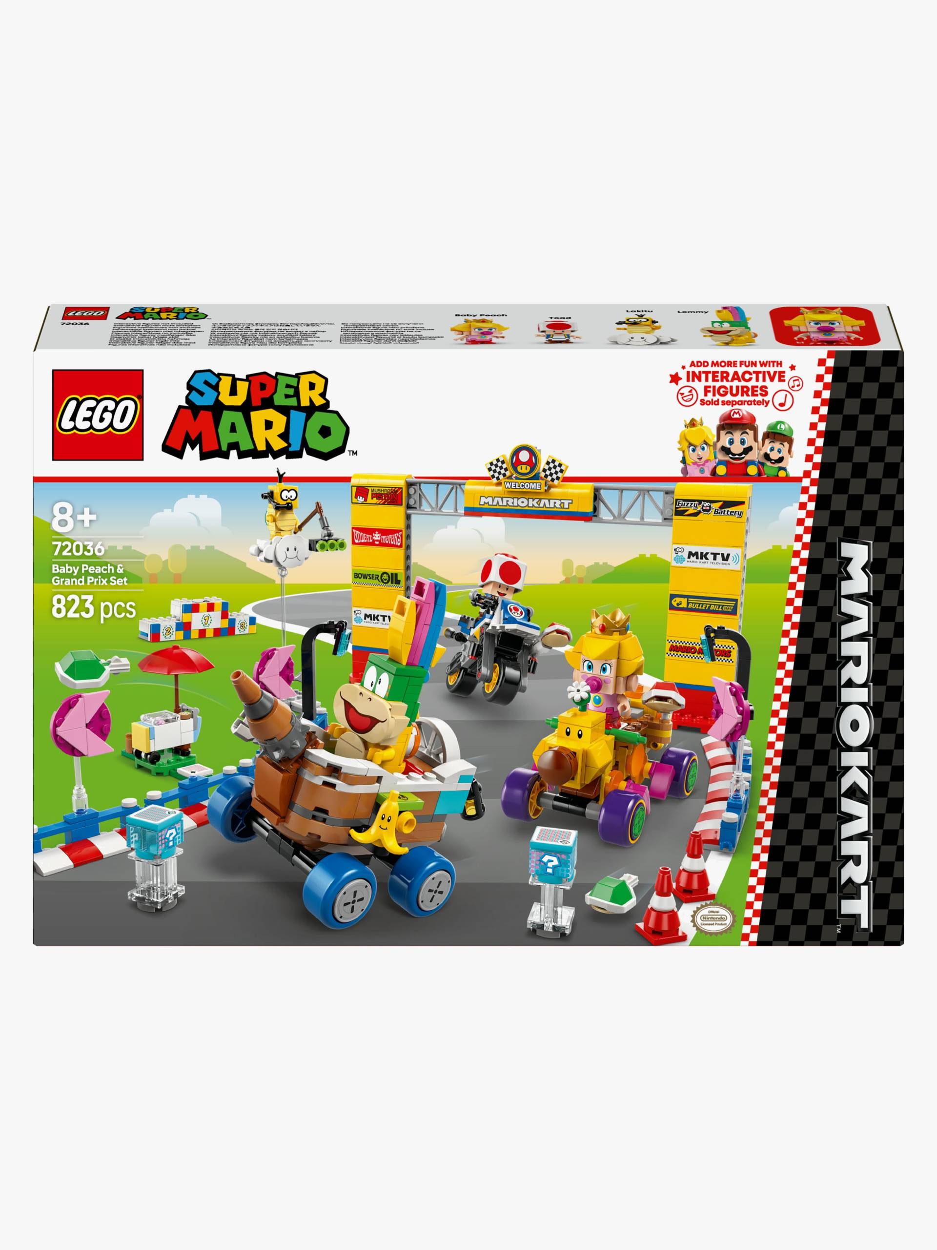 LEGO Super Mario 72036 Mario Kart – Baby Peach &  Grand Prix–Set von LEGO