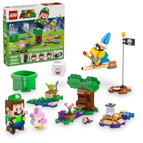 LEGO Super Mario 71440 Super Mario Abenteuer mit interaktivem Luigi Spielzeug - Bauspielzeug für Kinder, Jungen & Mädchen ab 6 Jahren - Nintendo Geburtstagsgeschenkidee mit 4 Figuren von LEGO