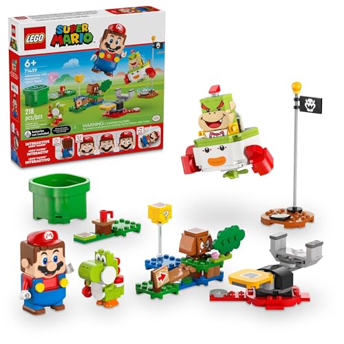 LEGO Super Mario Abenteuer mit interaktivem Mario, Bowser Jr.'s Clown Auto Spielset Fahrzeug, Yoshi Spielzeug, Mario Spielset, Nintendo Spielzeug Geschenk für Jungen, Mädchen und Gamer ab 6 Jahren, LEGO Super Mario Abenteuer mit interaktivem Mario, Bowser Jr.'s Clown Auto Spielset Fahrzeug, Yoshi Spielzeug, Mario Spielset, Nintendo Spielzeug Geschenk für Jungen, Mädchen und Gamer ab 6 Jahren, von LEGO