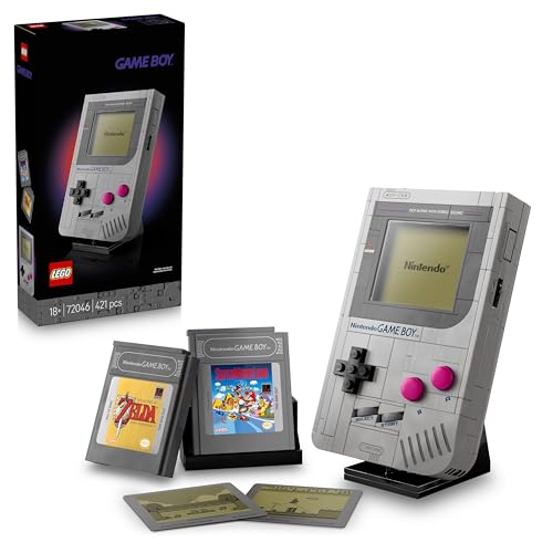 LEGO Super Mario Game Boy - Spielzeug für Erwachsene - Nintendo Deko mit 2 Modulen inkl. Zelda & einem Stand - Retro Modellbau zum Ausstellen - Kreativer Baukasten - Geschenk für Gaming Fans - 72046 von LEGO