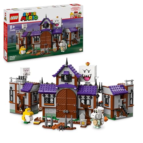 LEGO Super Mario König Buu Huus Spukhaus, Spielzeuggeisterhaus für Kinder, Nintendo Set zum Sammeln, mit Baby Yoshi, Geschenk für Jungen, Mädchen und Gamer ab 8 Jahren 71436 LEGO Super Mario König Buu Huus Spukhaus, Spielzeuggeisterhaus für Kinder, Nintendo Set zum Sammeln, mit Baby Yoshi, Geschenk für Jungen, Mädchen und Gamer ab 8 Jahren 71436 von LEGO