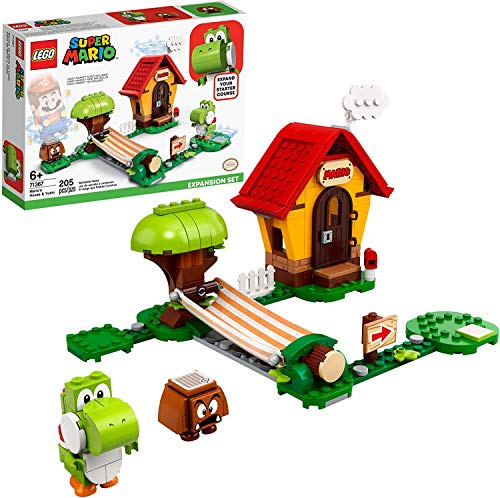 LEGO Super Mario Mario’s House & Yoshi Expansion Set 71367 Building Kit, Collectible Toy to Combine with The Super Mario Adventures with Mario Starter Course (71360) Set, New 2020 (205 Pieces) von LEGO