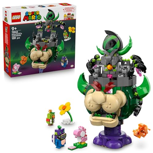 LEGO Super Mario Prinz Florian & Schloss Bowser - Interaktives Spielzeug mit 4 Figuren - Pinker Yoshi & Stand zum Spielen & Ausstellen - Gamer Geschenk für Jungen & Mädchen ab 9 Jahren - 72042 LEGO Super Mario Prinz Florian & Schloss Bowser - Interaktives Spielzeug mit 4 Figuren - Pinker Yoshi & Stand zum Spielen & Ausstellen - Gamer Geschenk für Jungen & Mädchen ab 9 Jahren - 72042 von LEGO
