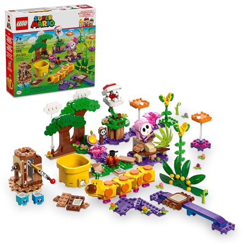 LEGO Super Mario Soda Jungle Maker Set, anpassbares Nintendo Geburtstagsgeschenk, Mario Spielset für Kinder, Pink Shy Guy und EIN Wiggler, Dschungel-Spielzeug für Jungen, Mädchen und alle Gamer ab 7 LEGO Super Mario Soda Jungle Maker Set, anpassbares Nintendo Geburtstagsgeschenk, Mario Spielset für Kinder, Pink Shy Guy und EIN Wiggler, Dschungel-Spielzeug für Jungen, Mädchen und alle Gamer ab 7 von LEGO