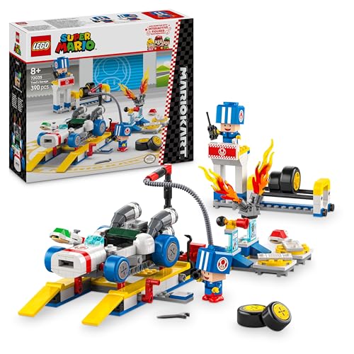 LEGO Super Mario: Mario Kart – Toads Werkstatt, Nintendo Charakter, anpassbares Spielzeug, Abenteuer Spielset, Geschenk für Jungen, Mädchen und Gamer ab 8 Jahren 72035 LEGO Super Mario: Mario Kart – Toads Werkstatt, Nintendo Charakter, anpassbares Spielzeug, Abenteuer Spielset, Geschenk für Jungen, Mädchen und Gamer ab 8 Jahren 72035 von LEGO