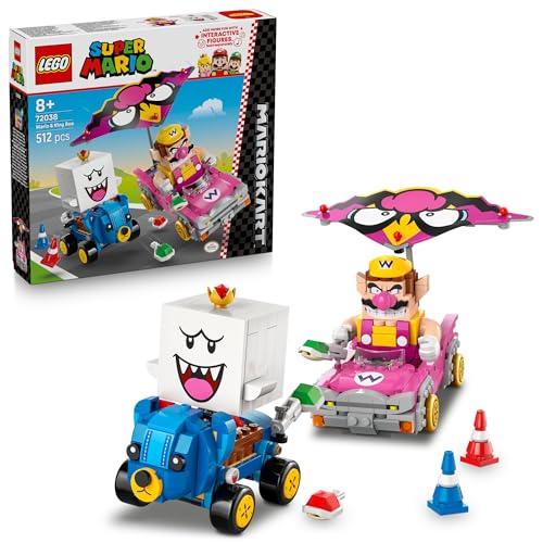 LEGO Super Mario: Mario Kart - Wario & König Buu Huu - Interaktives Spielzeug mit 2 Autos und 2 Figuren zum Spielen und Ausstellen - Gaming Geschenk für Jungen und Mädchen ab 8 Jahren - 72038 LEGO Super Mario: Mario Kart - Wario & König Buu Huu - Interaktives Spielzeug mit 2 Autos und 2 Figuren zum Spielen und Ausstellen - Gaming Geschenk für Jungen und Mädchen ab 8 Jahren - 72038 von LEGO