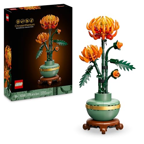 LEGO Botanicals Chrysantheme- Kreatives Bauset für Erwachsene - Pflegeleichte Spielzeug-Pflanze zum Verschenken - Blumendeko aus der Botanik Kollektion - Entspannende Aktivität 10368 LEGO Botanicals Chrysantheme- Kreatives Bauset für Erwachsene - Pflegeleichte Spielzeug-Pflanze zum Verschenken - Blumendeko aus der Botanik Kollektion - Entspannende Aktivität 10368 von LEGO