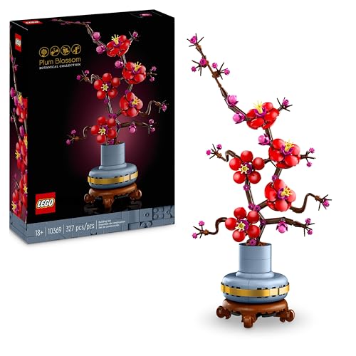 LEGO Botanicals Pflaumenblüte - Pflegeleichte Blumendeko aus der Botanik Kollektion - Kreatives Bauset für Erwachsene - Entspannende Aktivität - Künstliche Pflanze zum Sammeln 10369 LEGO Botanicals Pflaumenblüte - Pflegeleichte Blumendeko aus der Botanik Kollektion - Kreatives Bauset für Erwachsene - Entspannende Aktivität - Künstliche Pflanze zum Sammeln 10369 von LEGO