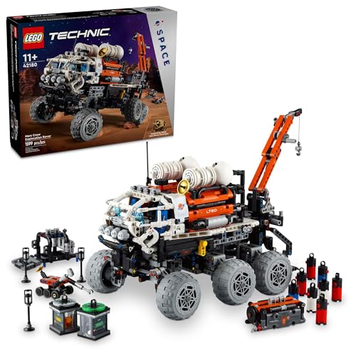 LEGO Technic 42180 Mars Crew Exploration Rover Bauset, Weltraumgeschenk für Jungen und Mädchen, Wissenschaftsprojekt, NASA-inspiriertes Spielzeug, fortschrittliches Bauset für Kinder ab 10 Jahren von LEGO