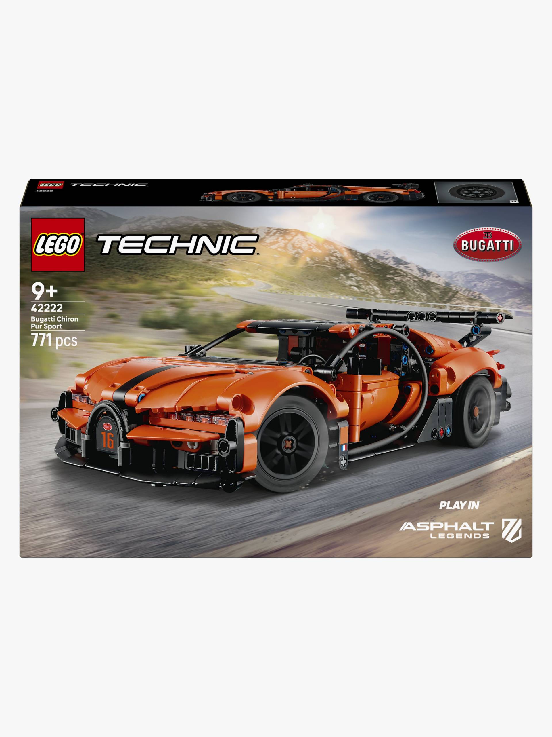 LEGO Technic 42222 Bugatti Chiron Pur Sport Hypercar von LEGO