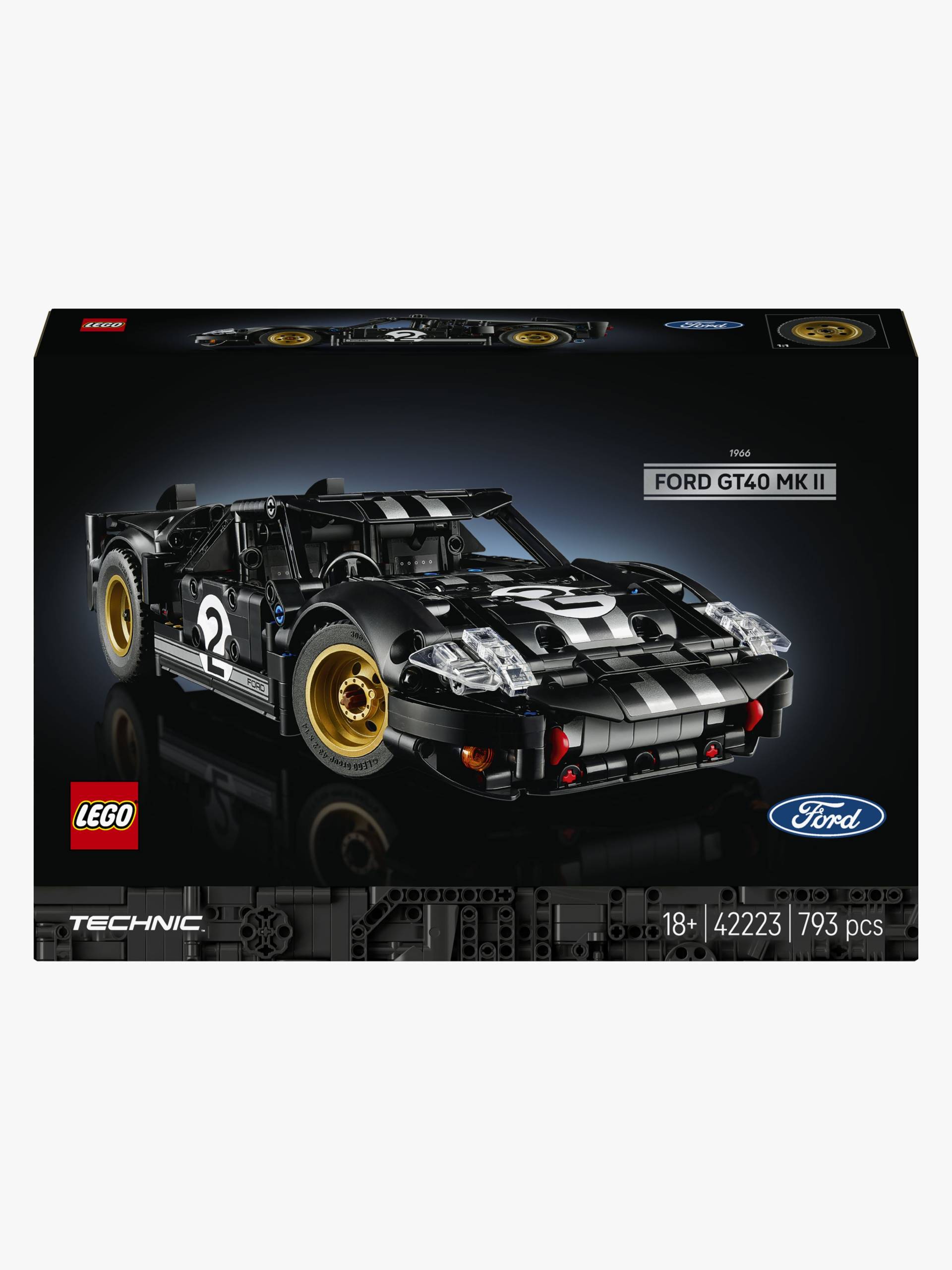 LEGO Technic 42223 1966 Ford GT40 MKII Rennwagen von LEGO