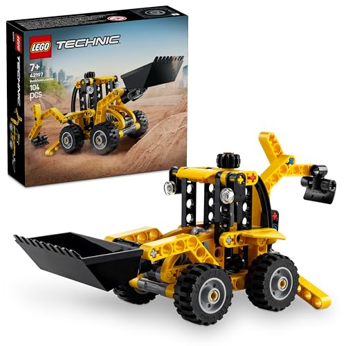 LEGO Technic Baggerlader, Bauspielzeug Set für Jungen und Mädchen ab 7 Jahren, Fahrzeug, Lernspielzeug mit Bagger, Schaufeln und Ausleger 42197 LEGO Technic Baggerlader, Bauspielzeug Set für Jungen und Mädchen ab 7 Jahren, Fahrzeug, Lernspielzeug mit Bagger, Schaufeln und Ausleger 42197 von LEGO