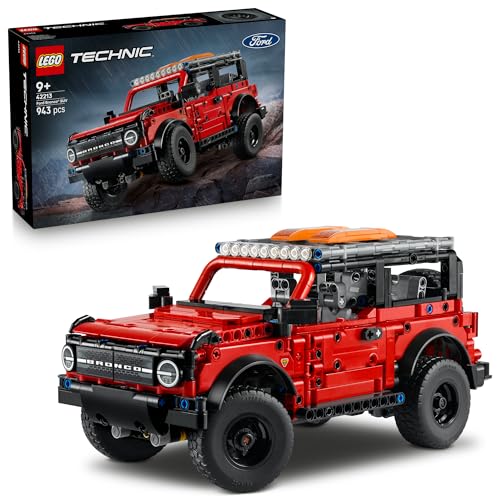 LEGO Technic Ford Bronco SUV Offroad-Fahrzeug – Modellauto mit aufklappbaren Türen, V6-Motor, Federung und Lenkung – Sammelmodell und Geschenk für Jungen ab 9 Jahren – 42213 LEGO Technic Ford Bronco SUV Offroad-Fahrzeug – Modellauto mit aufklappbaren Türen, V6-Motor, Federung und Lenkung – Sammelmodell und Geschenk für Jungen ab 9 Jahren – 42213 von LEGO