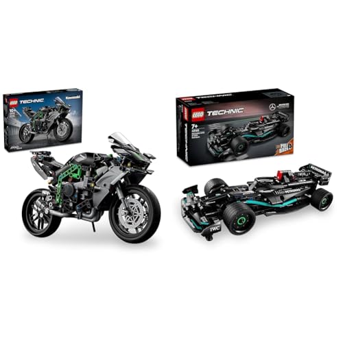 LEGO Technic Kawasaki Ninja H2R Motorrad & Technic Mercedes-AMG F1 W14 E Performance Race Car Spielzeug für Kinder LEGO Technic Kawasaki Ninja H2R Motorrad & Technic Mercedes-AMG F1 W14 E Performance Race Car Spielzeug für Kinder von LEGO