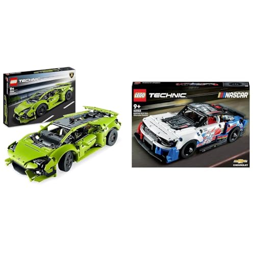 LEGO Technic Lamborghini Huracán Tecnica Spielzeugauto-Modellbausatz & Technic NASCAR Next Gen Chevrolet Camaro ZL1 Modell-Auto-Bausatz, Rennfahrzeug-Spielzeug, Sammlerstück Motorsport-Bausatz 42153 LEGO Technic Lamborghini Huracán Tecnica Spielzeugauto-Modellbausatz & Technic NASCAR Next Gen Chevrolet Camaro ZL1 Modell-Auto-Bausatz, Rennfahrzeug-Spielzeug, Sammlerstück Motorsport-Bausatz 42153 von LEGO
