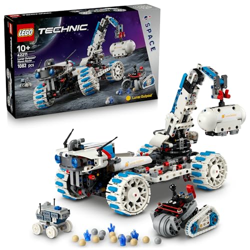 LEGO Technic Lunar Outpost Mondrover-Raumfahrzeug - Konstruktionsspielzeug - Interaktives Spielzeug - Kran und Sonnenkollektoren - Robotermodell - Geschenk für Jungen und Mädchen ab 10 Jahren 42211 LEGO Technic Lunar Outpost Mondrover-Raumfahrzeug - Konstruktionsspielzeug - Interaktives Spielzeug - Kran und Sonnenkollektoren - Robotermodell - Geschenk für Jungen und Mädchen ab 10 Jahren 42211 von LEGO