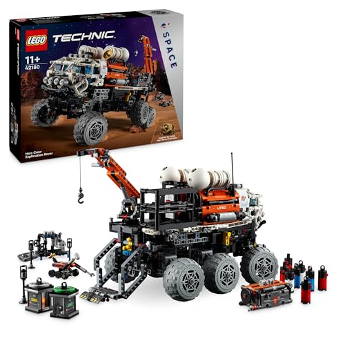 LEGO Technic Mars Exploration Rover, Weltraum-Spielzeug, basiert auf Raumfahrzeugen der NASA, Space Bauset, Spielzeug für Kinder, Geschenk für Jungen & Mädchen ab 11 Jahren 42180 LEGO Technic Mars Exploration Rover, Weltraum-Spielzeug, basiert auf Raumfahrzeugen der NASA, Space Bauset, Spielzeug für Kinder, Geschenk für Jungen & Mädchen ab 11 Jahren 42180 von LEGO