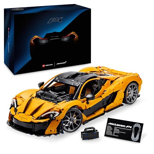 LEGO Technic McLaren P1 - Vatertagsgeschenk für Papa - Modellauto zum Sammeln und Ausstellen - Motorsport Set - Modellbau für Fans von Sportwagen - DIY Set zum Basteln für Erwachsene 42172 von LEGO