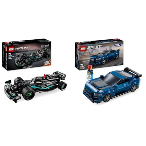 LEGO Technic Mercedes-AMG F1 W14 E Performance Race Car Spielzeug & Speed Champions Ford Mustang Dark Horse Sportwagen, Auto-Spielzeug mit Minifigur zum Bauen LEGO Technic Mercedes-AMG F1 W14 E Performance Race Car Spielzeug & Speed Champions Ford Mustang Dark Horse Sportwagen, Auto-Spielzeug mit Minifigur zum Bauen von LEGO