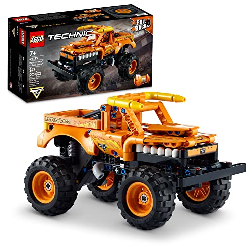 LEGO Technic Monster Jam El Toro Loco 42135 Model Building Kit; A 2-in-1 Pull-Back Toy for Kids Who Love Monster Trucks; Makes A Great Birthday Gift for Monster Truck Fans; for Ages 7+ (247 Pieces) von LEGO