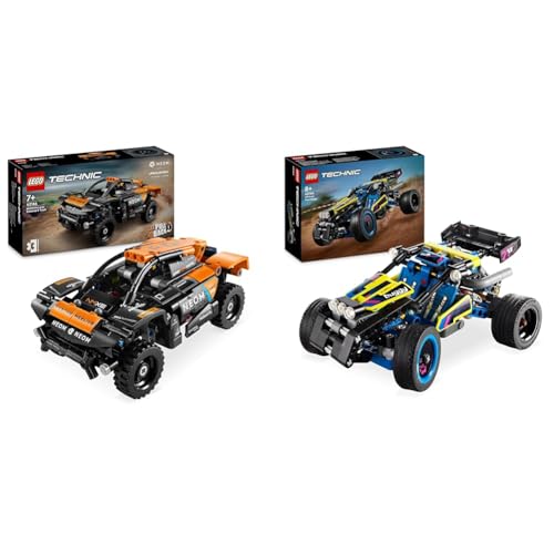 LEGO Technic NEOM McLaren Extreme E Race Car Set, Auto-Spielzeug mit Rückziehmotor & Technic Offroad Rennbuggy, Auto-Spielzeug für Kinder von LEGO