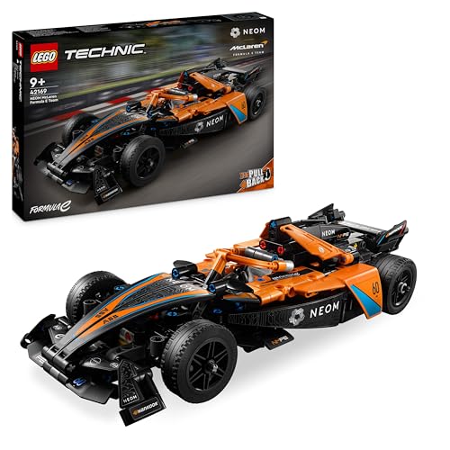 LEGO Technic NEOM McLaren Formula E Race Car, Rennwagen Spielzeug für Kinder ab 9 Jahren, Jungen und Mädchen, Modellfahrzeug-Bausatz, Dekoration für das Kinderzimmer, Geschenkidee zum Geburtstag 42169 LEGO Technic NEOM McLaren Formula E Race Car, Rennwagen Spielzeug für Kinder ab 9 Jahren, Jungen und Mädchen, Modellfahrzeug-Bausatz, Dekoration für das Kinderzimmer, Geschenkidee zum Geburtstag 42169 von LEGO