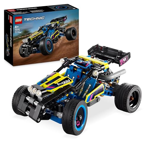 LEGO Technic Offroad Rennbuggy, Auto-Spielzeug für Kinder, Bausatz zum Bauen eines Buggy-Rennautos, Geschenk für 8-jährige Jungs und Mädchen, Rally-Auto-Modell 42164 von LEGO