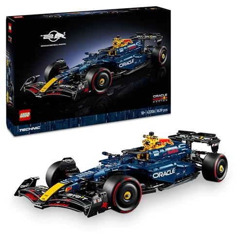 LEGO Technic Oracle Red Bull Racing RB20 F1 Rennauto Modell - Formel 1 Bauset zum Sammeln - V6-Motor, Getriebe, Lenkung & DRS im Maßstab 1:8 - Geschenkidee für Erwachsene & Teenager 42206 LEGO Technic Oracle Red Bull Racing RB20 F1 Rennauto Modell - Formel 1 Bauset zum Sammeln - V6-Motor, Getriebe, Lenkung & DRS im Maßstab 1:8 - Geschenkidee für Erwachsene & Teenager 42206 von LEGO