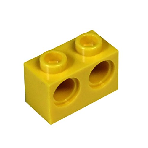 LEGO Teile und Teile: Technic Gelb (hellgelb) 1x2 mit zwei Löchern Ziegelstein x20 von LEGO