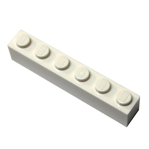 LEGO Teile und Teile: Weiß 1x6 Ziegel x100 von LEGO