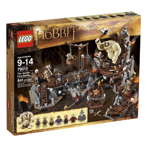 LEGO The Hobbit Goblin King Battle Boy/Girl 841-teiliges BAU-Set – Building Games (Mehrfarbig, 9 Jahre), 841 Teile, Film, Junge/Mädchen, 14 Jahre von LEGO