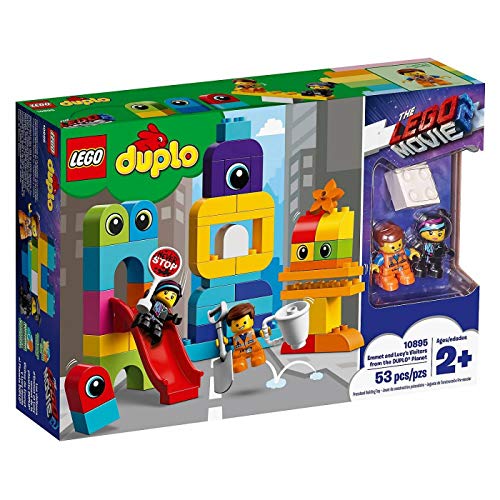 LEGO The LEGO Movie 2 Emmet and Lucy’s Visitors from the DUPLO Planet 10895 Building Bricks , New 2019 (53 Piece) von LEGO