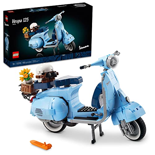LEGO Vespa 125 10298 Model Building Kit; Build a Detailed Displayable Model of a Vintage Italian Icon with This Building Set for Adults (1,106 Pieces) von LEGO