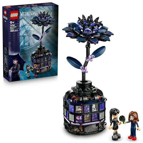 LEGO Wednesday Schwarze Dahlie Spielzeug - Spielset zum Bauen und Ausstellen mit 2 Minifiguren & Zubehör - Modellbau - Kinder Geschenk für Mädchen, Jungen & Fans der TV-Serie ab 9 Jahren - 76784 LEGO Wednesday Schwarze Dahlie Spielzeug - Spielset zum Bauen und Ausstellen mit 2 Minifiguren & Zubehör - Modellbau - Kinder Geschenk für Mädchen, Jungen & Fans der TV-Serie ab 9 Jahren - 76784 von LEGO