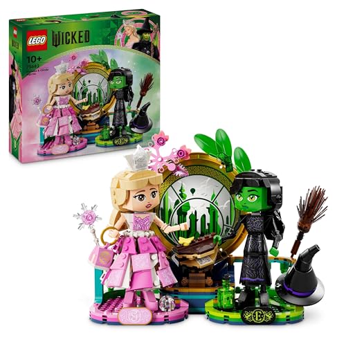 LEGO Wicked Elphaba und Glinda Puppen - Spielzeug mit Sammelfiguren der Hexen von Oz - Kreatives Geschenk für Mädchen ab 10 Jahren und Fans des Films - 75682 LEGO Wicked Elphaba und Glinda Puppen - Spielzeug mit Sammelfiguren der Hexen von Oz - Kreatives Geschenk für Mädchen ab 10 Jahren und Fans des Films - 75682 von LEGO
