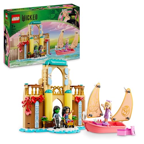 LEGO Wicked Glinda, Elphaba und Nessarose an der Universität Shiz, Segelboot und 3 Spielfiguren, Spielzeug-Boot, Geschenk für Mädchen und Jungen ab 7 Jahren, die Puppenhäuser lieben 75681 LEGO Wicked Glinda, Elphaba und Nessarose an der Universität Shiz, Segelboot und 3 Spielfiguren, Spielzeug-Boot, Geschenk für Mädchen und Jungen ab 7 Jahren, die Puppenhäuser lieben 75681 von LEGO
